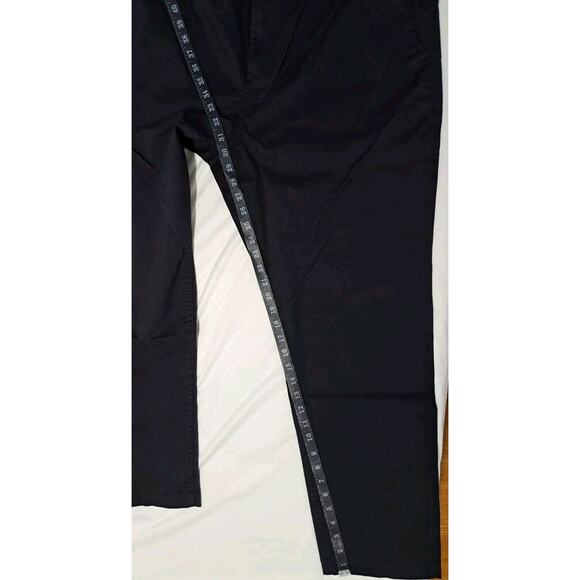 Amazon Men's Tapered Fit Elasticated Waist Chino‎ Pant, Black Size XL 30" - Picture 7 of 11